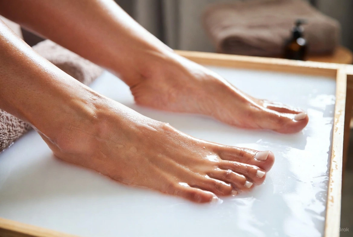 Paraffin Wax Pedicure: Healing Dry and Cracked Feet Naturally