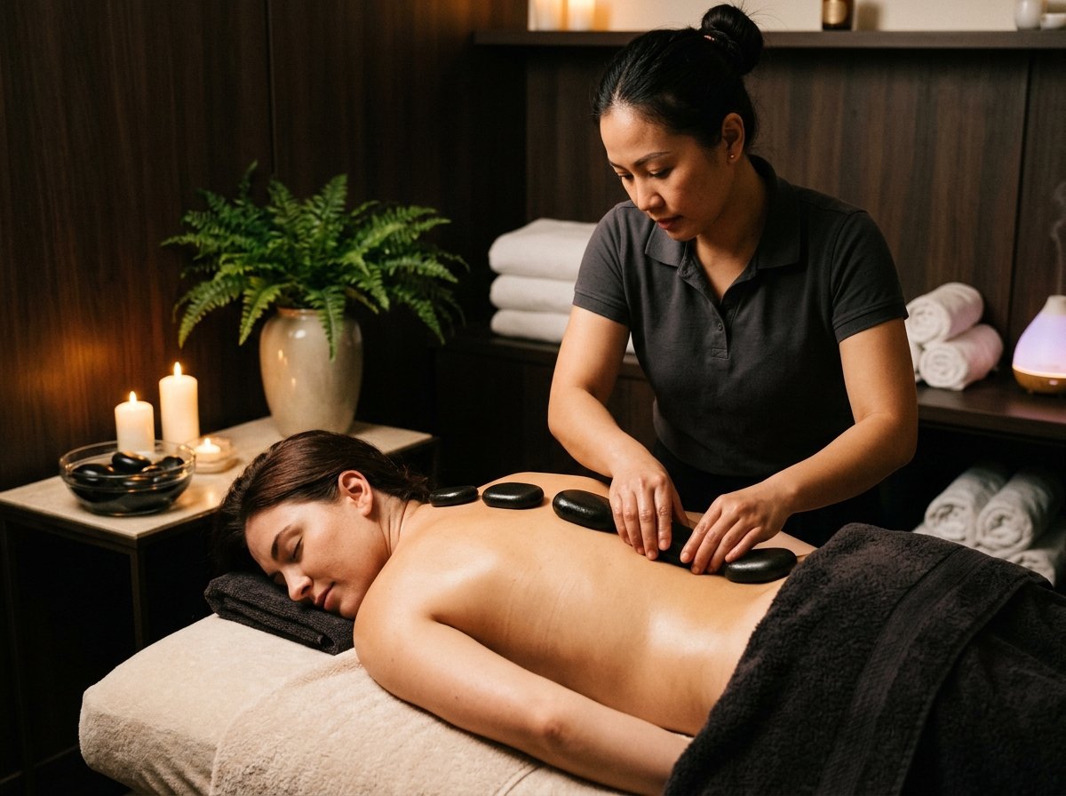 Hot Stone Massage Benefits for Muscle Pain and Stress Relief